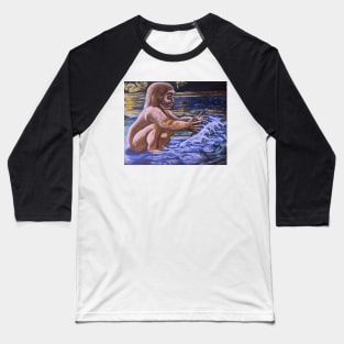 Sasquatch Child: Waterplay Baseball T-Shirt